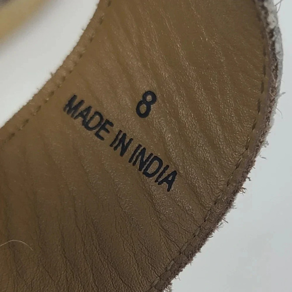 Anthropologie Alice Leopard Wedge Platform Sandals 8 - Picture 8 of 8